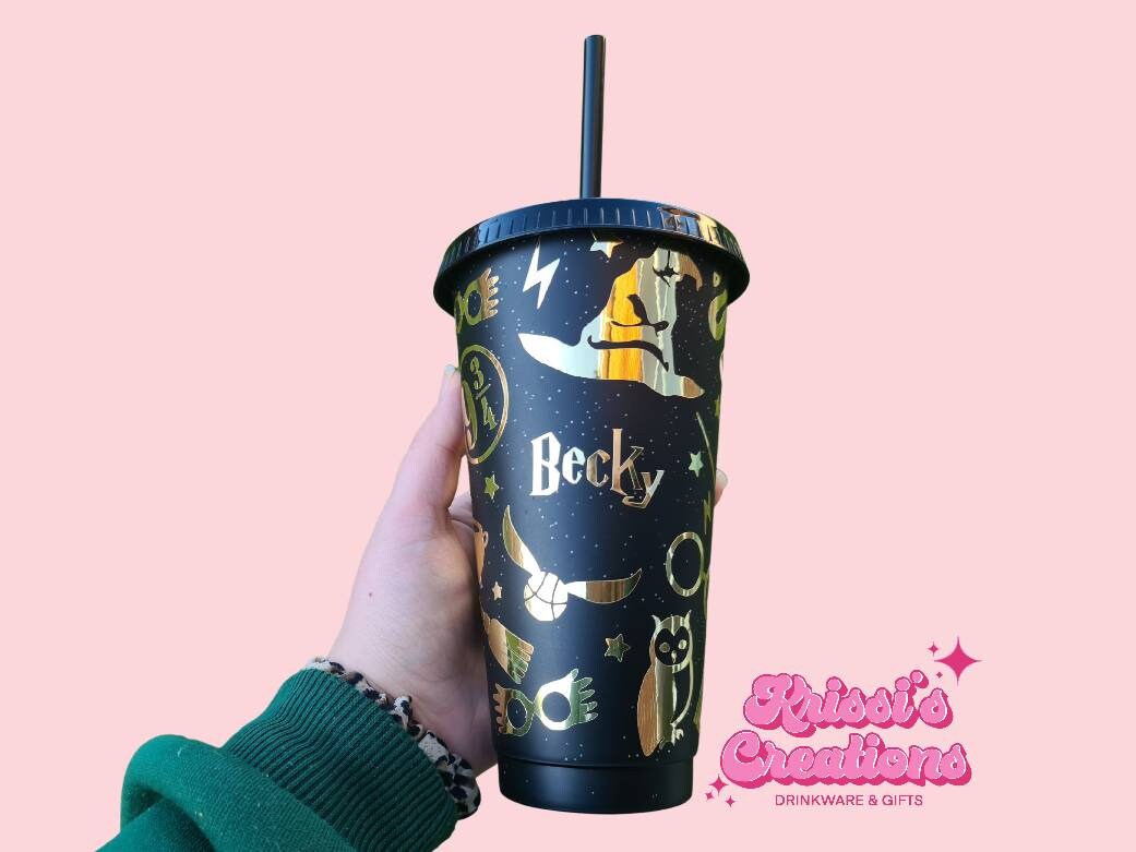 Starbucks Black authentic Gold Glitter tumbler