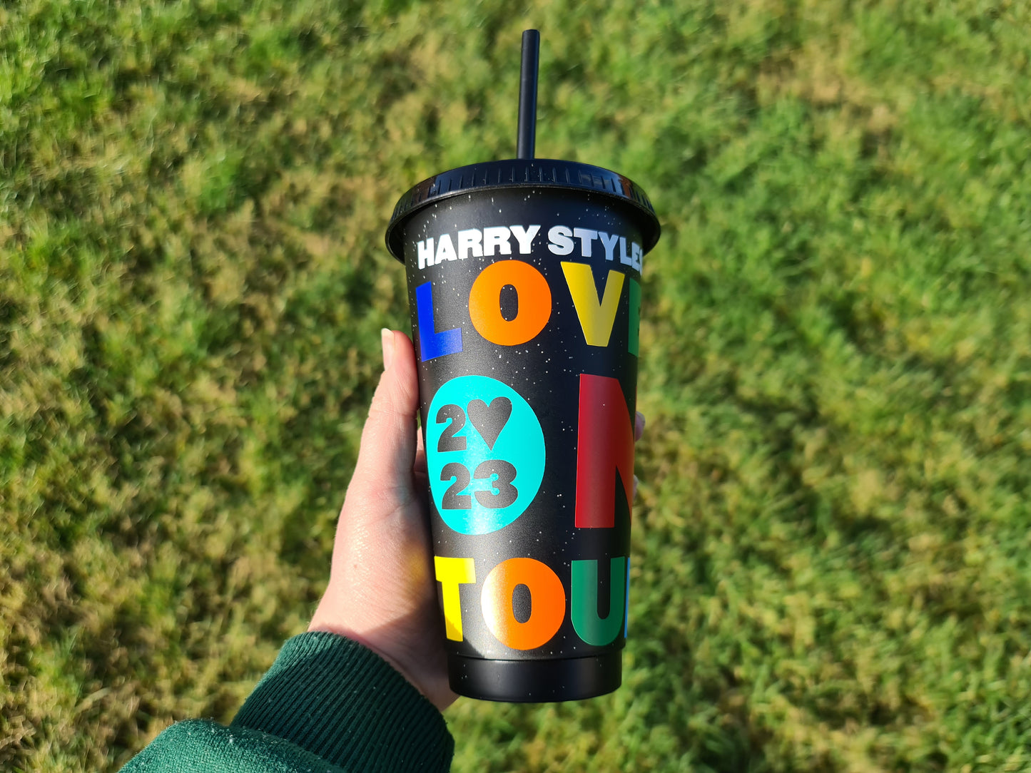 Harry Styles Love on Tour Black Cold Cup