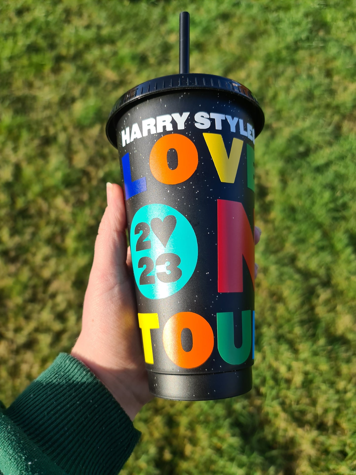 Harry Styles Love on Tour Black Cold Cup