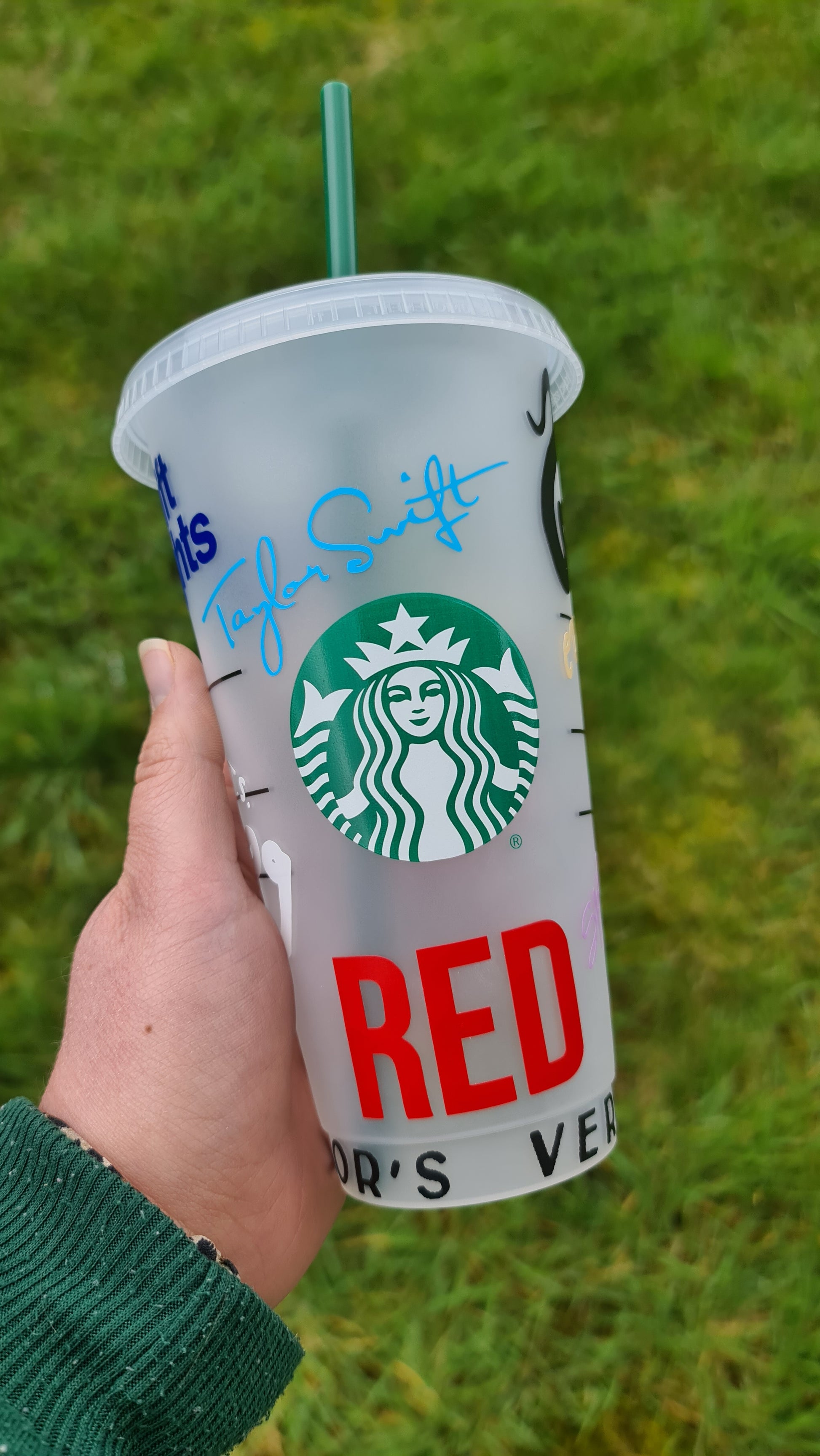 Taylor Swift Starbucks Lovers Cup Sticker – Little Pop Color Shop