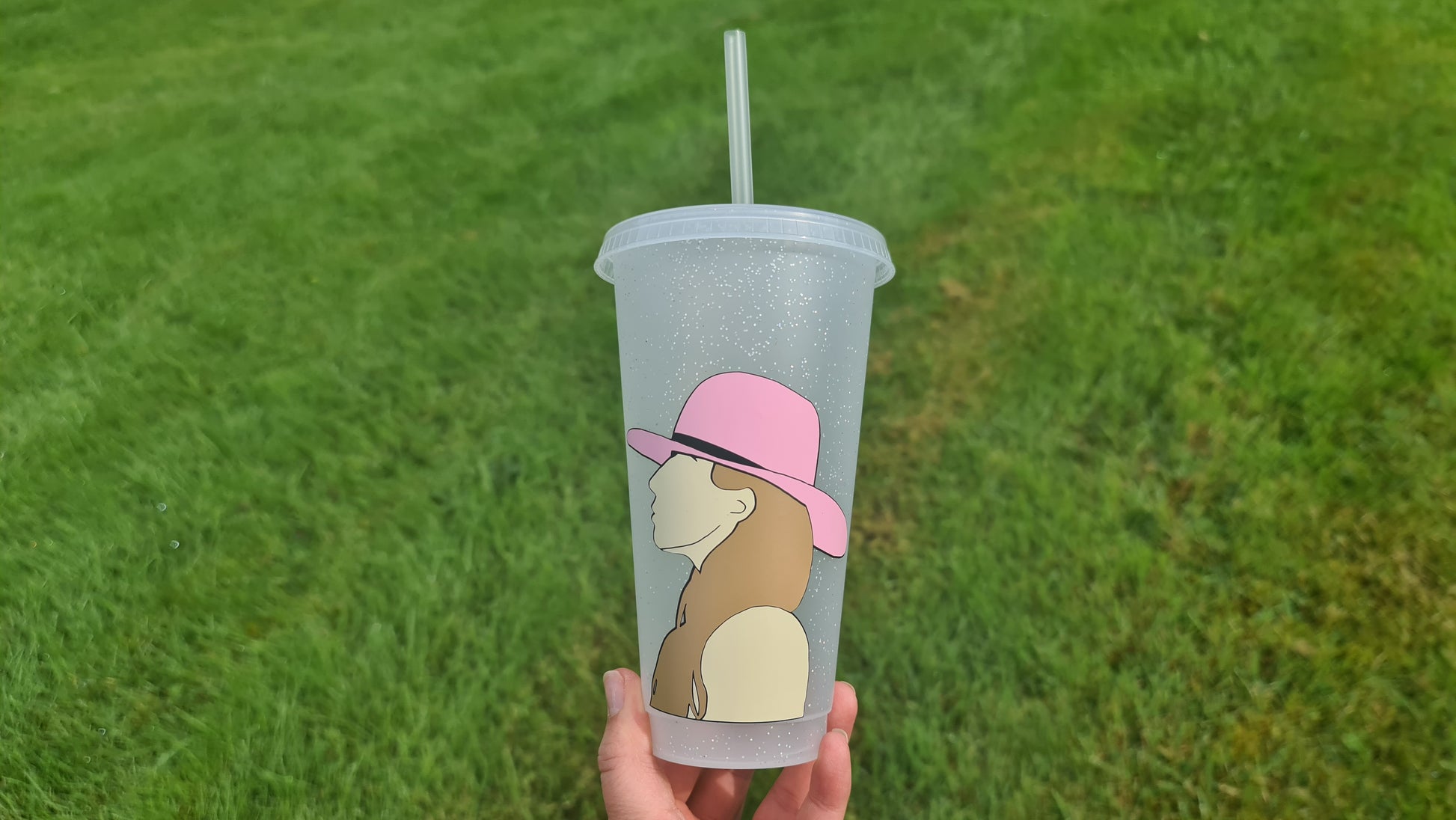 Lady Gaga 24oz Cups / Starbucks Custom Tumbler / Personalised Music Fan Merch Concert Tickets / Reusable Straw and Lid