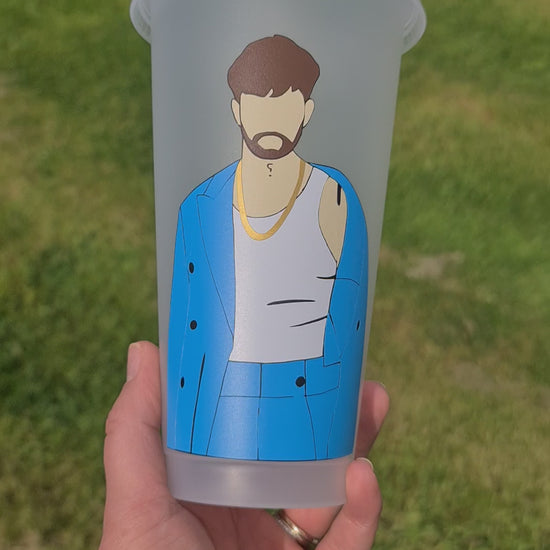 Tom Greenan Fan Cup 24oz Cold Cup / Starbucks Custom Tumbler Cup / Personalised Music Tickets Concert Gift, Reusable Cup Straw and Lid