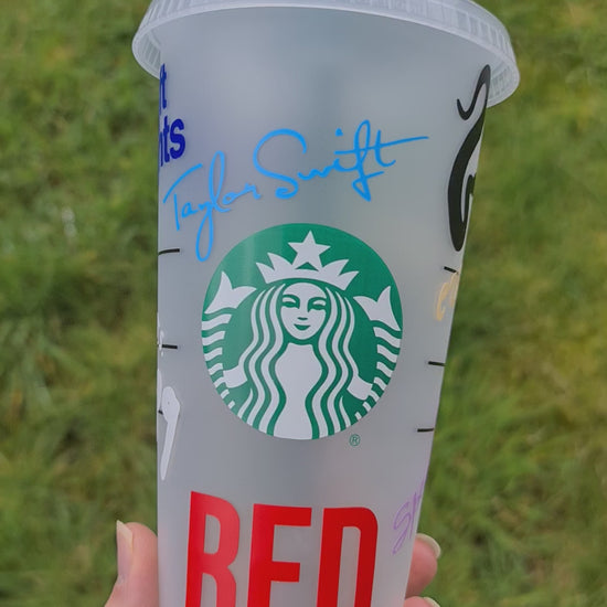 Taylor Swift The Eras tumbler with lid and straw