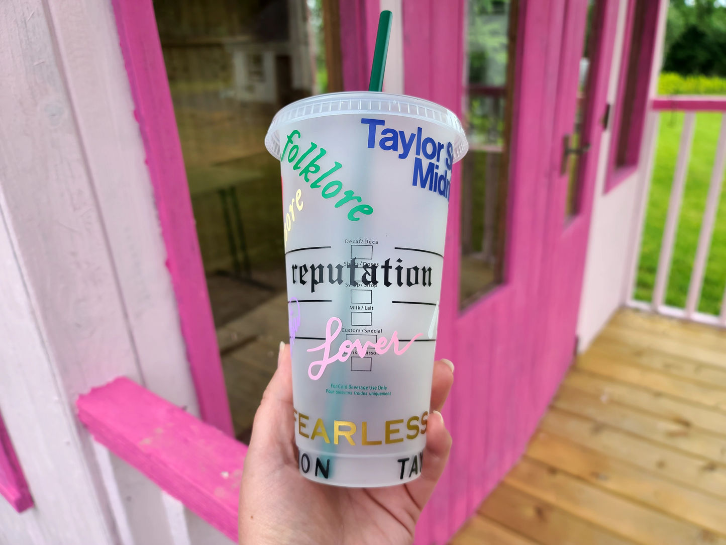 Taylor Swift Album's Starbucks Cup