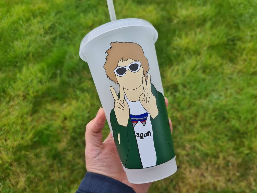 Lewis Capaldi 24oz Cold Cup / Starbucks Style Custom Tumbler Cup / Personalised Music Concert Tickets / Reusable Quotes Cup Straw and Lid