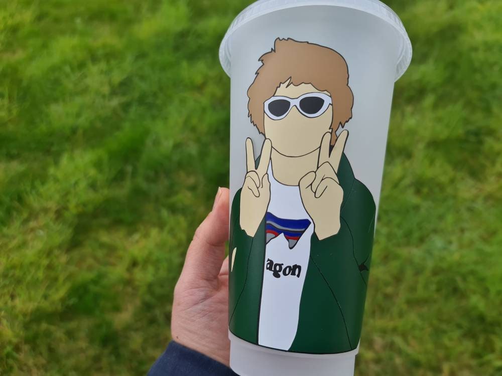 Lewis Capaldi 24oz Cold Cup / Starbucks Style Custom Tumbler Cup / Personalised Music Concert Tickets / Reusable Quotes Cup Straw and Lid